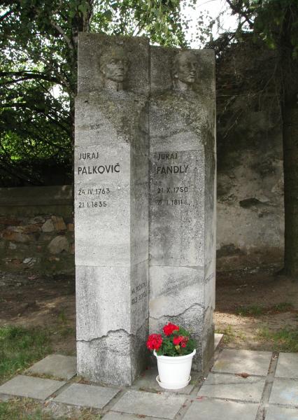 Pamätník J. Fándlyho a J. Palkoviča v Doľanoch